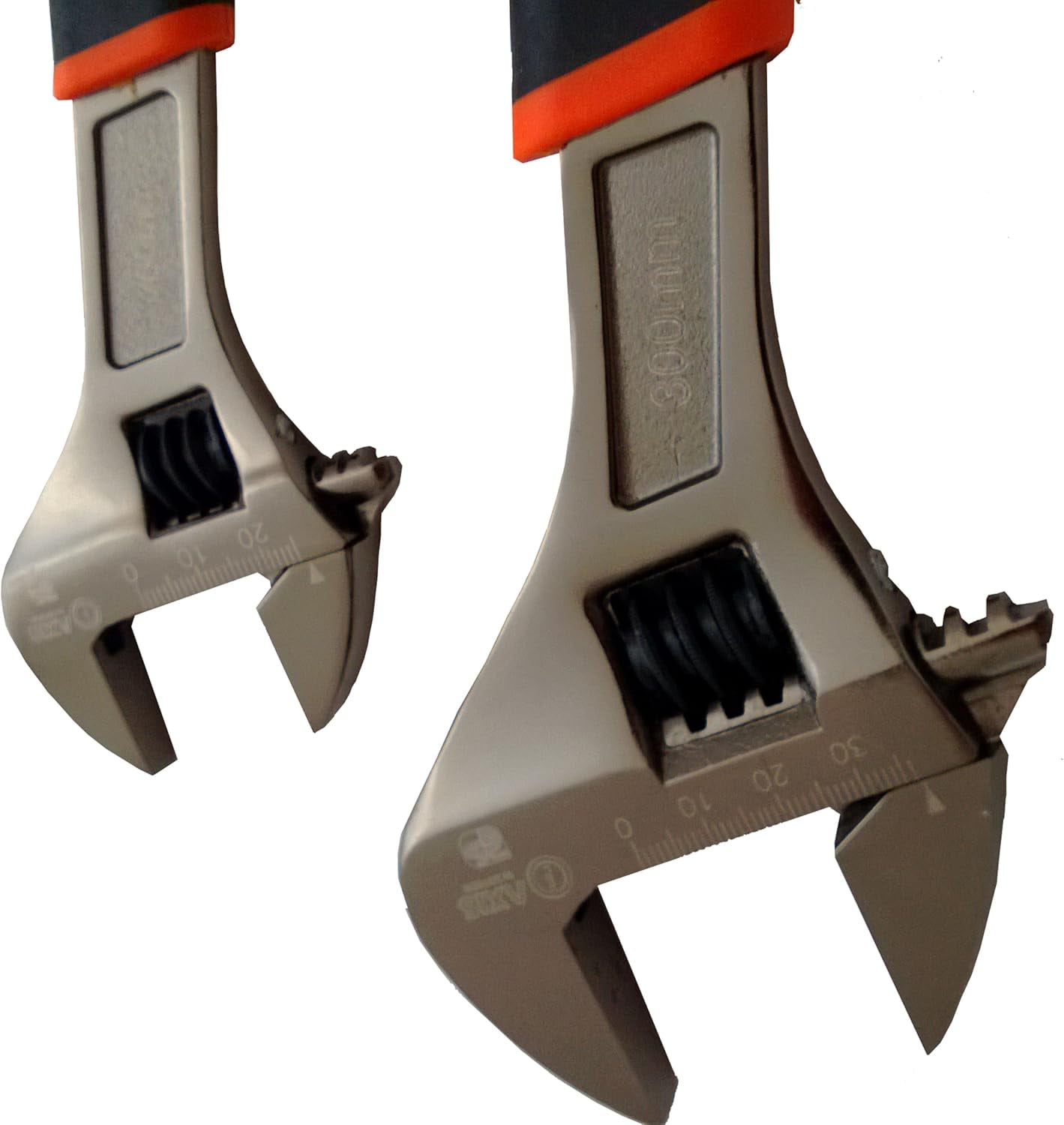 AXIS® TAU 360°™ CR-V Adjustable Wrench Set with Ultra Smooth Roller, 6 inch/10 inch-2 Pieces