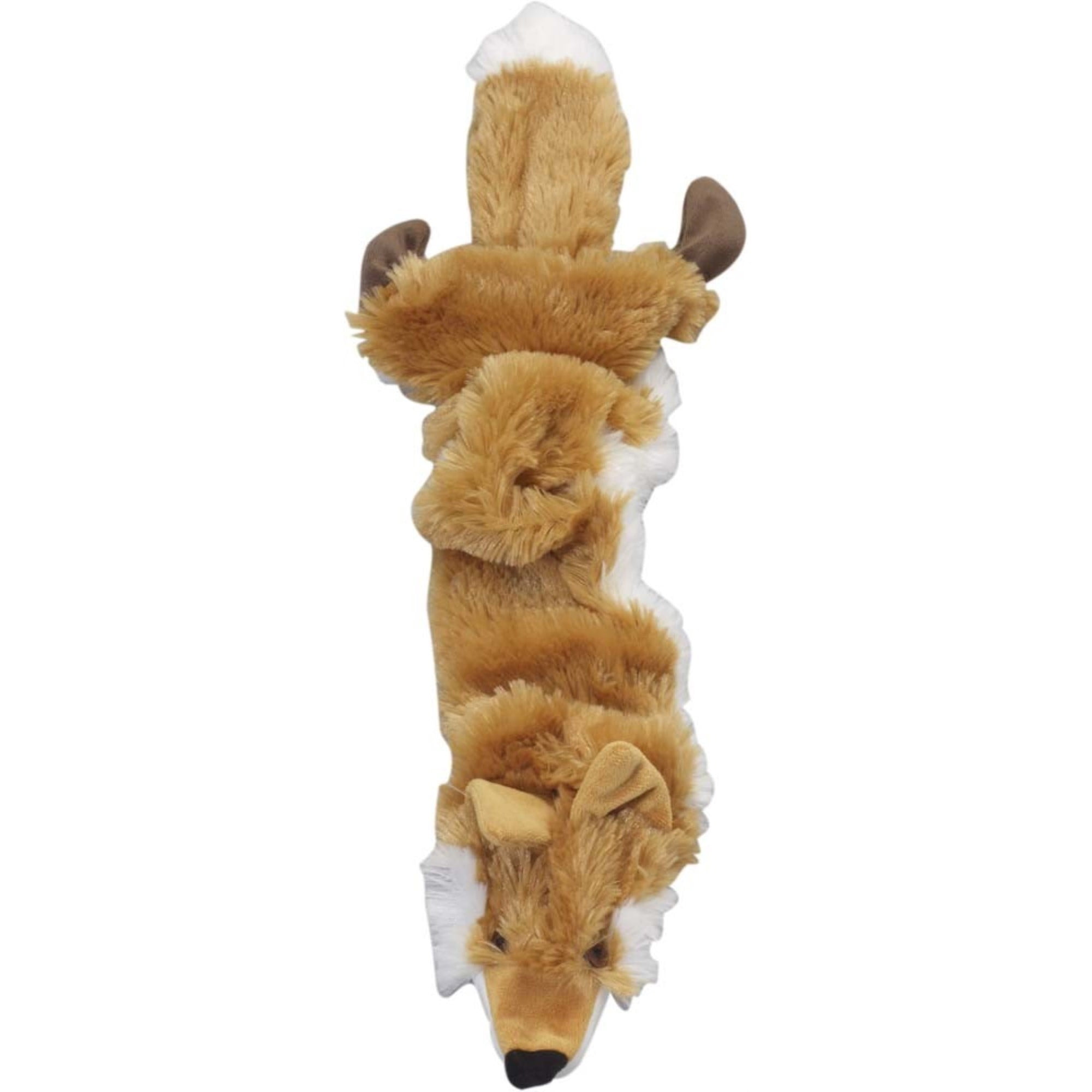 SPOT Skinneeez Bungee Stuffing Free Fox Dog Toy, 36