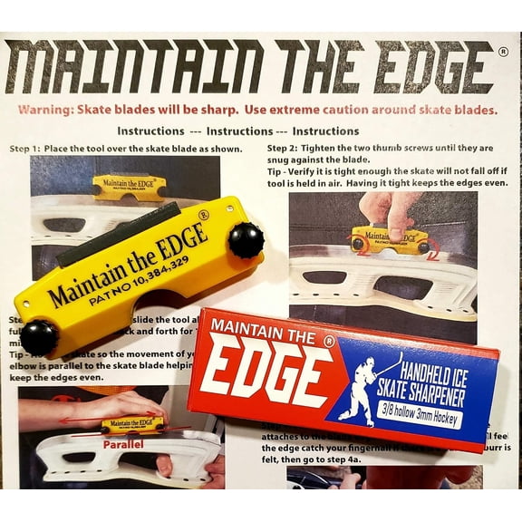 Handheld Hockey Ice Skate Sharpener