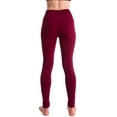 thumbnail image 4 of 3 Pack Women's Winter Fleece Lined Thermal Leggings Thick Brushed Full Length Warm Tights Pants, 4 of 7