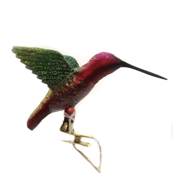 Holiday Ornaments Hummingbirds Clip-On Flutter Flight Go3114b Red