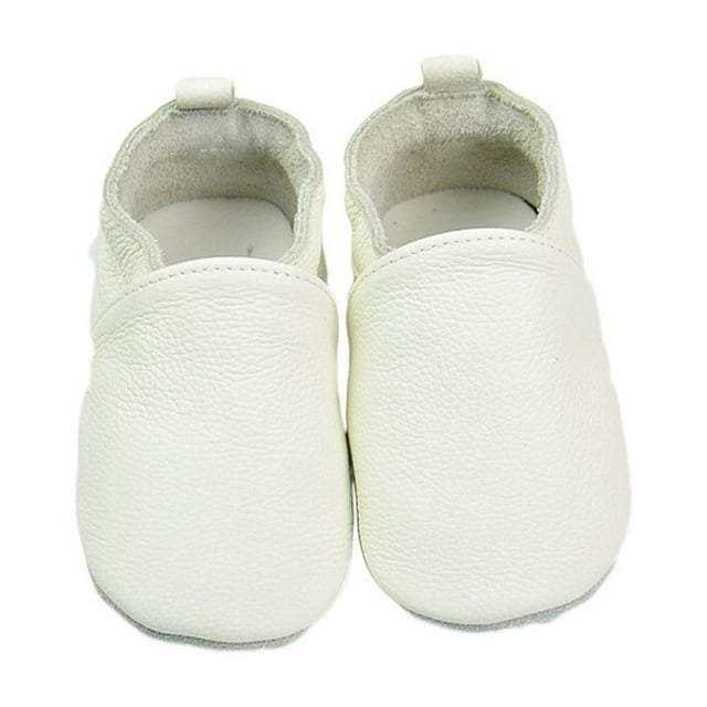 Zecgelong Chaussures de Rampement Bébé Premières Chaussures de Marche Filles Garçons Pantoufles Chaussures de Rampement Chaussures Bébé Cuir Souple avec Semelles en Suède Chaussures en Cuir Tout-Petit 0 2 Ans Garçons Chaussures de Course Taille 0-6 Mois