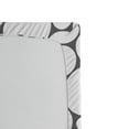 thumbnail image 2 of Ambesonne Geometric Fitted Sheet, Grey White Circle, Queen Size, Dark Grey White, 2 of 2
