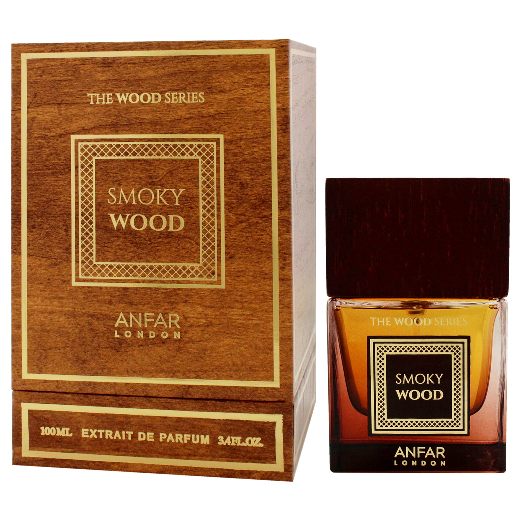 The Wood Series - Smoky Wood by Anfar, Cologne for Men, 3.4 oz