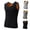 Black, variant on Frnrwgo Men's Thermal Tank Top Sleeveless Round Neck Fleece Lined Thickened High Stretch Winter Underwear