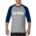 thumbnail image 1 of Artix - Mens Raglan Sleeve Baseball T-Shirts - Colorado, 1 of 5