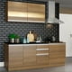 thumbnail image 2 of Cocina Integral 180cm Marrón Madesa 02, 2 of 11