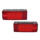 thumbnail image 2 of 2pcs LED Tail Light IP68 Waterproof Red Taillight Universal for Pickup Truck Boat DC12V, 2 of 5