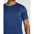 thumbnail image 4 of Real Essentials 5 Pack: Men’s Short Sleeve Dry Fit Active Crew Neck T Shirt - Athletic Running Gym Workout Tee Tops, 4 of 7