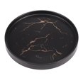 thumbnail image 3 of Plato de cerámica de mármol negro dorado de 20cm plato de filete decorativo europeo Afortunado Sencillez, 3 of 3