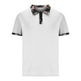 thumbnail image 1 of Chemises pour Hommes, Chemise Décontractée à Rayures avec Boutons et Col Rabattu, 1 of 4