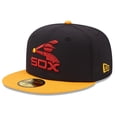 thumbnail image 3 of Men's New Era Navy/Gold Chicago White Sox Primary Logo 59FIFTY Fitted Hat, 3 of 6