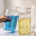 thumbnail image 4 of 2X Botella Dispensadora de Detergente para Ropa Transparente con Tanque Sellado para Detergente en Polvo y Blanqueador para Lavandería, 4 of 4