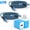 Blue, variant on Compatible for iPhone Charger Fast Charging, Bioonis 2 Pack 10FT USB Charging Cable with QC 18W Wall Charger Plug Charging Station Power Base Compatible for iPhone 14/13/12/11/Xs Max,iPad Air(Pink)
