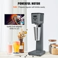 thumbnail image 2 of VEVOR Milkshake Maker, 375W Electric Single Head Drink Mixer Blender Machine, LED Intelligent Microswitch, 3-Speed 820 ml Stainless Steel Cup, 2 of 9