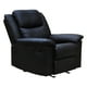 thumbnail image 2 of Sillón Reclinable Hometrends Individual Tipo Piel Negro, 2 of 3