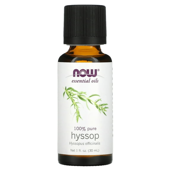 NOW Foods Essential Oils, Hyssop, 1 fl oz (30 ml)