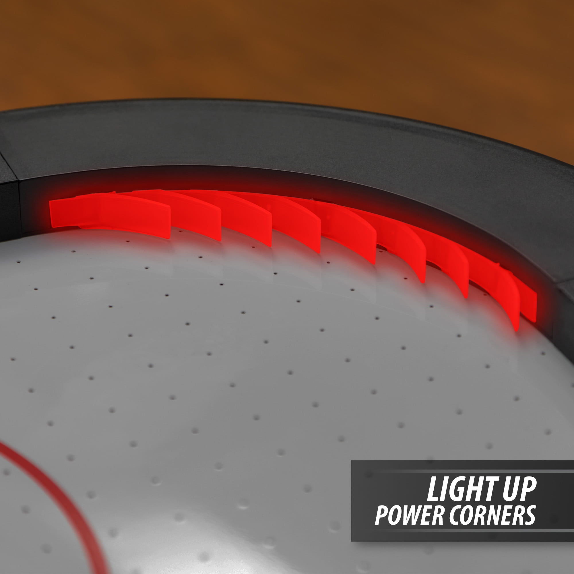 NHL Pulse 80" Indoor Air Hockey Table with LED Scoring and Power Corners