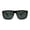 Shiny Black Green, variant on Polarized Light Weight Mens Sporty Plastic Horn Sunglasses Shiny Black