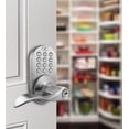 thumbnail image 6 of Keyless Entry Lever Handle Door Lock with Electronic Digital Keypad Satin Nickel, 6 of 7
