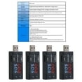 thumbnail image 2 of 4PC USB Ammeter Voltmeter LCD Digital Blue and Red Display Current Voltage Meter, 2 of 11