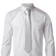 thumbnail image 5 of Balery Cute Shark Corbata Clásica de Seda para Hombre, Corbata Tejida Jacquard, Corbatas Formales para Negocios y Bodas, 5 of 7