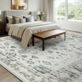 thumbnail image 4 of FENGGUIQU Area Rugs Washable Soft Non-Slip Low Pile Stain Foldable Carpet for indoor and outdoor Blue 106.11x143.45in, 4 of 7