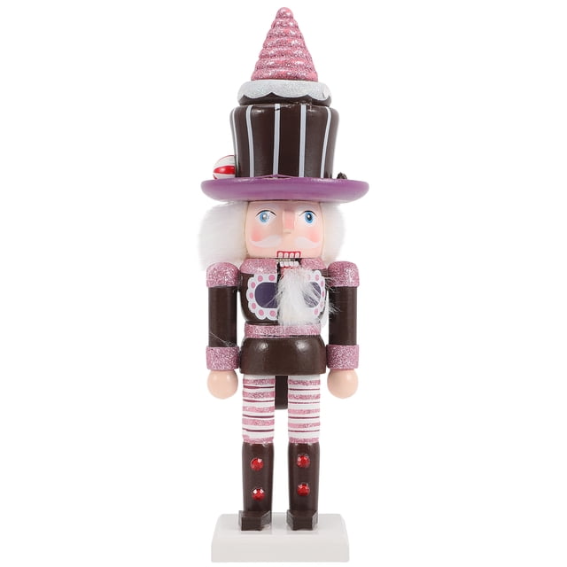 MasteelfCA Nutcracker Ornament Xmas Wooden Nutcracker Decor Christmas Nutcrackers Figure