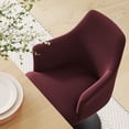 thumbnail image 5 of Lippa Swivel Dining Armchair in Black Mulberry, 5 of 10