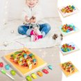 thumbnail image 1 of Sentmoon Christmas Toys for Kids 9 - In - 1 Multifunctional Building Block Toy Box For Kids - Alphabet Number Pairing Fishing Painting More Educational Interactive Puzzle Toy, 1 of 7