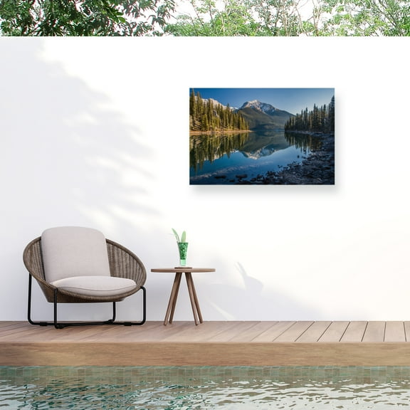 Pierre Leclerc 'Jasper Morning' Outdoor Canvas 12x19