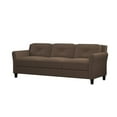thumbnail image 4 of Bowery Hill Cushion Back Transitional Polyester Microfiber Sofa in Brown, 4 of 9