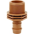 thumbnail image 3 of PVC to Drip Irrigation Adapter, 3/4" PVC Male Pipe Thread (MNPT) x 1/2" Drip Irrigation Barbed Coupling Drip Line to Threaded Hose Adapter Fittings (10 Pack) 3/4" MNPT to 1/2" Coupling, 3 of 7