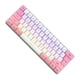 thumbnail image 1 of Seitruly Teclado mecánico con cable RGB, 61 teclas, hogar, oficina, negocios, escritorio, ordenador portátil, PC, teclado, accesorios de repuesto Videojuegos y accesorios Rosa, 1 of 6