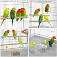 thumbnail image 3 of Alden Design 47" Metal Bird Cage with Slide-Out Tray and Rolling Stand, Light Gray, 3 of 7