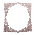 thumbnail image 4 of 8Pcs Rubber Wood Carved Long Onlay Applique Unpainted Flower & Corner Onlay Applique Door Home Decor European Style 4pcs 20x5Cm & 4pcs 12.5X12.5Cm, 4 of 10