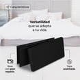 thumbnail image 3 of Baúl Plegable De Almacenamiento Tipo Taburete Con Asiento Acolchonado En Color Negro, 3 of 6