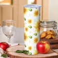 thumbnail image 2 of Sunflower 20 Oz Stainless Steel Skinny Tumbler – Vacuum Insulated Slim Travel Cup with Lid & Stainless Steel Straw, 360° Full Wrap Printed Tumbler for Home, Office & Outdoor Use, Spring, 2 of 6
