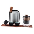 thumbnail image 4 of Rongfmy Gongfu Tea Pot Kung Fu Teapot Infuser Ceramic with 3 Cups Loose Tea Mini Tea Set black, 4 of 9