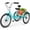 Cyan, variant on Lilypelle Adult Tricycles 7 Speed 20/24/26 Inch Three Wheel Bike Cruiser Trike with Low-Step Through Frame/Large Basket for Men, Women, Seniors