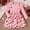 F-350Pink, variant on ZHOGXU Big Kids Girls Dress Long Sleeve Round Neck Love Heart Print Bow Design Comfortable Stylish Dresses For Party And Daily Wear Hot Pink 2-3 Years