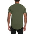 thumbnail image 5 of BROKIG Mens BOLD Gym Workout Shirt, Casual-Fit Lightweight Muscle T-Shirts for Men (Large, Green), 5 of 8