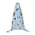 thumbnail image 7 of Honeii German Shepherd Dog Print Poncho Cape, Cloak Coat, Snuggly Hooded Wearable Blanket, Hooded Cape For Teenagers,Halloween Costumes-Large, 7 of 7