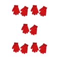 thumbnail image 1 of Minnieouse 1 par de guantes para niños Práctico Simple Práctico cubierta de mano Accesorio de ropa con color sólido para ropa de invierno Rojo Type2 NO2 Minnieouse CBP201981, 1 of 6