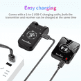 thumbnail image 3 of 2.4GHz Wireless Earphone Monitor Transmission System Stage Audio Headphone Transmitter and Receiver, 3 of 6