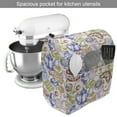 thumbnail image 2 of Tea Party Stand Mixer Cover, Waffles Pancakes with Blueberries Pretzel English Breakfast, Kitchen Appliance Organizer Bag Cover with Pockets, 5 Quarts, Violet Blue Khaki, by Ambesonne, 2 of 4