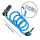 thumbnail image 5 of Candados para bicicletas Candado de cable para bicicleta con combinación reiniciable segura en espiral con soporte de montaje Zhivalor 221593-2, 5 of 8