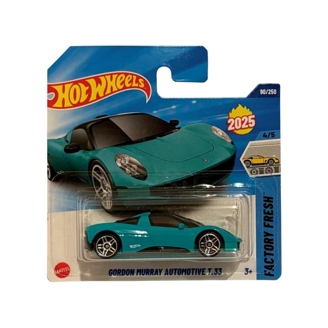 Auto fundido a presión Hot Wheels Gordon Murray Automotive T.33 1:64