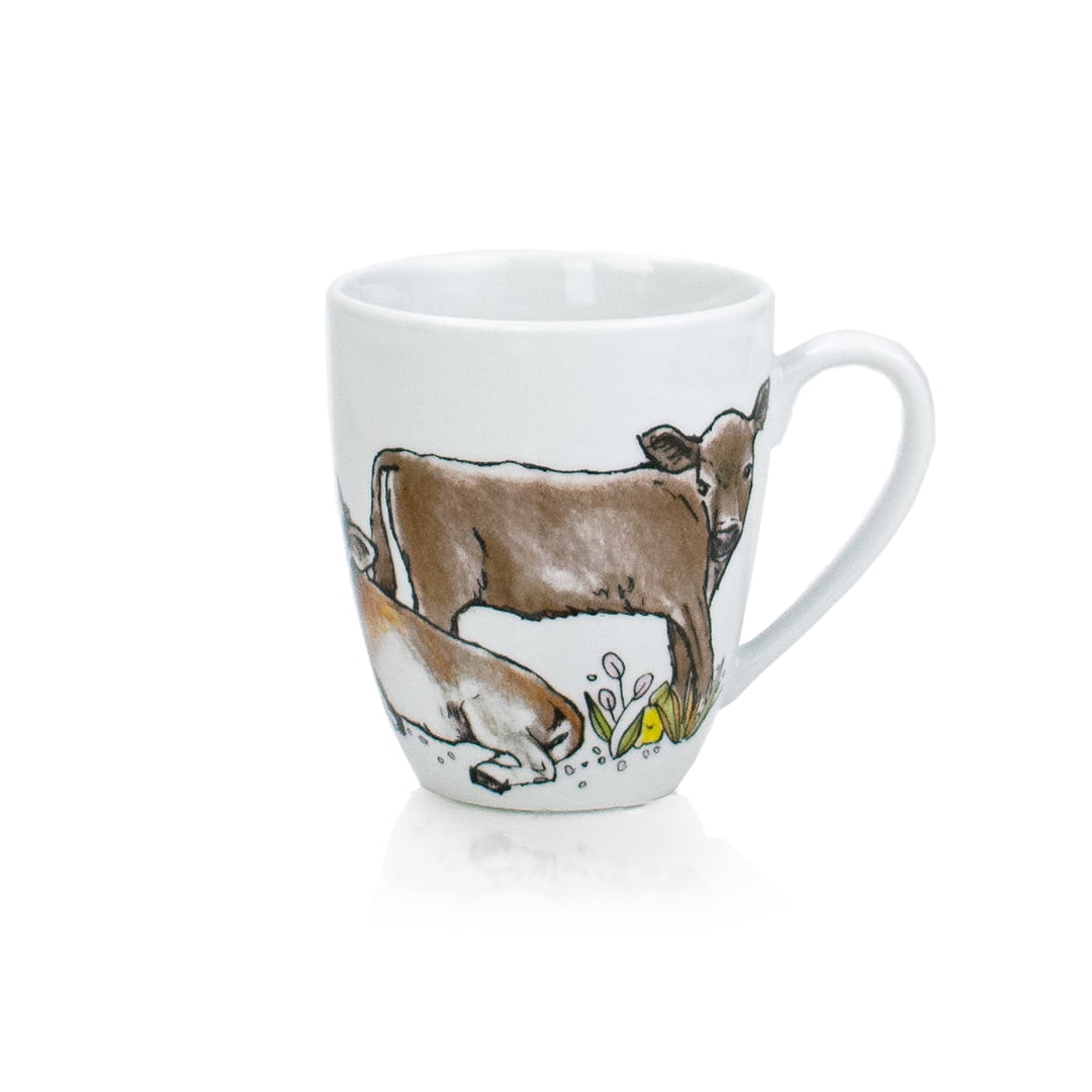 Everything Kitchens 12oz Mugs (Set of 4) | Barnyard Baby Animals