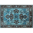 thumbnail image 1 of Ahgly Company Indoor Rectangle Oriental Light Blue Industrial Area Rugs, 5' x 7', 1 of 4